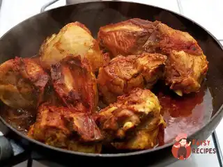 Смажена маринована курка японською