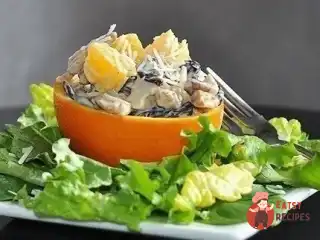 Курячий салат із апельсином