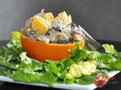 Курячий салат із апельсином