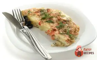 Фріттата З Копченим Лососем Та Грибами