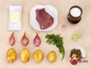 Бефстроганів із каперсами