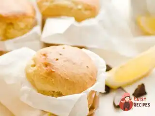 Лимонні мафіни з джемом