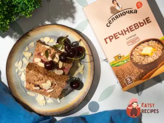 Крок 7: Гречана запіканка з сиром і ягодами