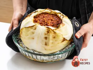 Крок 9: Фарширована капуста з соусом бешамель