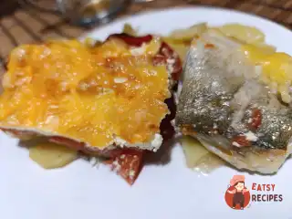 Риба по-французьки з помідорами