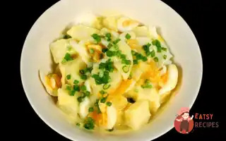 Картопляний Салат З Яйцями Та Цибулею