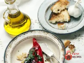 Перці фаршировані проволоне з майораном