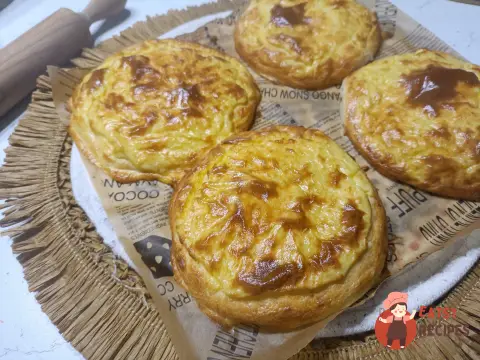 Шанежки (шаньги) з картоплею на безопарному тісті