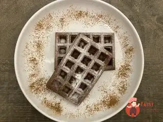 Вафлі з яблуком та кешью