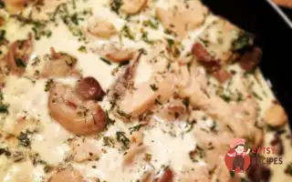 Куряче Філе З Грибами Та Вершками