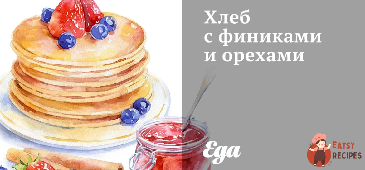 Хліб з фініками та горіхами