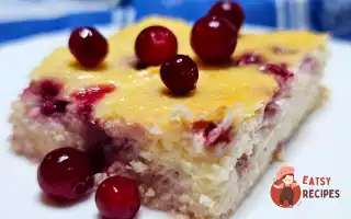 Лимонна Запіканка З Брусницею