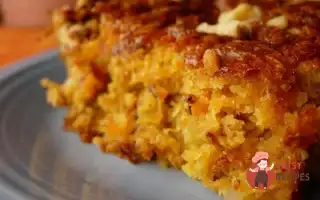 Манна Запіканка З Грецькими Горішками Та Родзинками