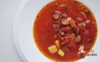 Томатний Суп Із Ковбасками