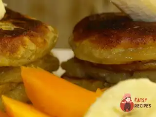 Оладки з гарбуза та банана