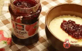 Пшоняна Каша З Малиновим Джемом