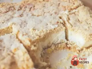 Сільський сирний пиріг з піщаною крихтою