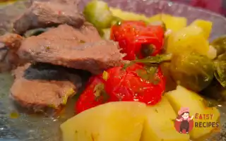 Яловичина З Овочами Тушкована У Пиві