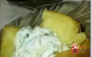 Печену Картопля З Сирними Кульками