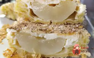 Пиріг із грушами та рікотою