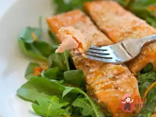 Лосось із апельсиновим джемом