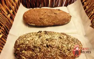 Хліб Із Цільнозернового Борошна З Насінням Та Горіхами