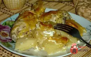 Картопля З Курячими Ніжками У Духовці