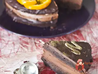 Шоколадно-апельсиновий торт із кавовим кремом