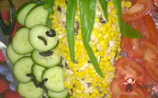 Салат З Кукурудзою Та Чорносливом