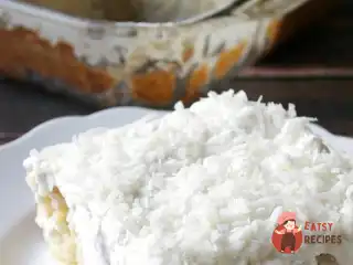 Кокосові тістечка з кремом.