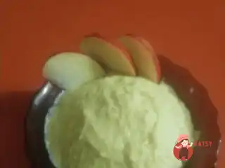 Молочна горохово-кукурудзяна каша з яблуком
