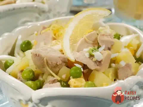 Салат з печінки тріски