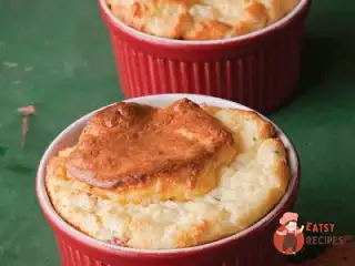 Суфле із сиру з шинкою