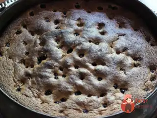 Чорничний торт-мус