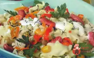 Салат З Квасолею Та Кукурудзою