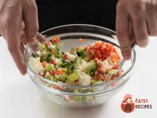 Крок 4: Курячі грудки на пару, фаршировані овочами з мандариновим соусом