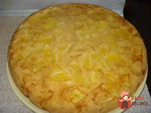 Швидкий яблучний пиріг