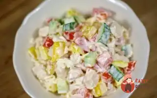 Салат З Куркою Та Овочами