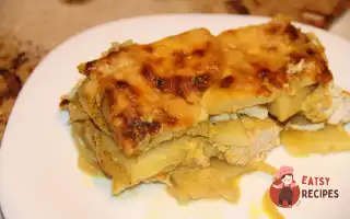 Картопляна Запіканка З Куркою Та Сиром