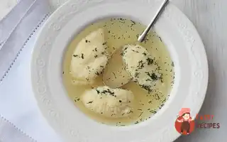 Бульйон Із Цесарки З Яєчними Галушками