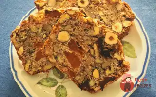 Ванільний Кекс Із Сухофруктами Та Горіхами