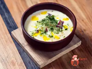 Крем-суп з кореня селери з яблуком