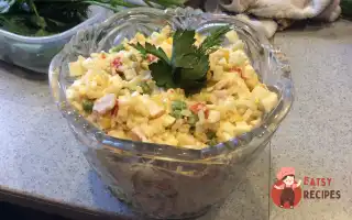 Салат З Крабовими Паличками Та Овочами