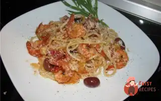 Паста З Морепродуктами Та Овочами