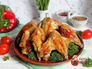 Курячі крильця в апельсиново-гірчичному маринаді