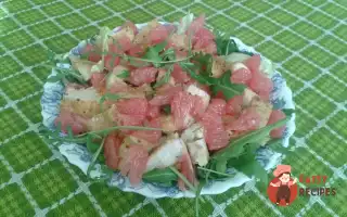 Салат З Курячого Філе Та Грейпфрута