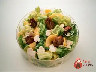Салат з печінки з грибами та травами