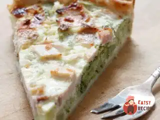 Грибний киш з беконом та артишоками