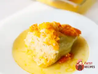 Перці, фаршировані курячим фаршем та рисом