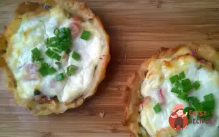 Пироги З Сиром, Цибулею Та Беконом